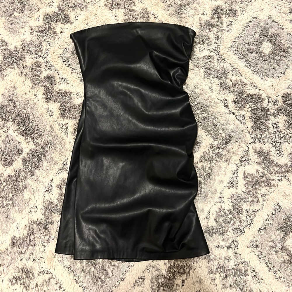Zara Black Strapless Dress